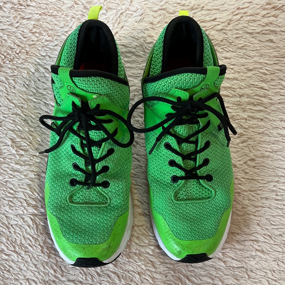 Zumba Air Classic Hi Top Green Athletic Shoes